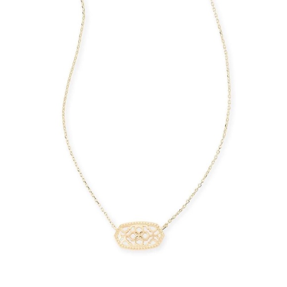 Kendra Scott 💛 Elisa Brie Pendant Necklace in Gold - Picture 2 of 7